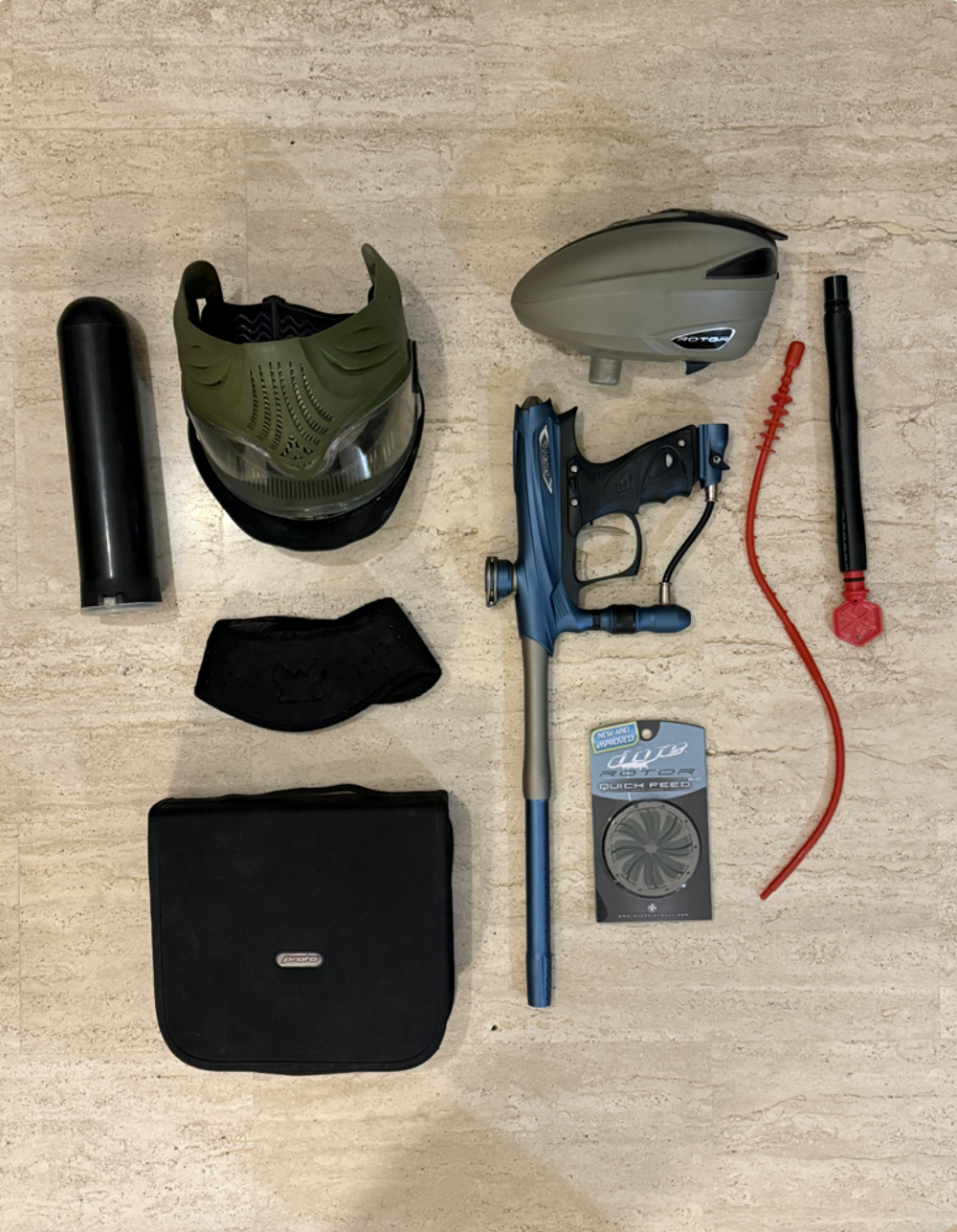 Pack Paintball - Lanceur et Loader (Proto Rail et Dye Rotor Jeux / jouets