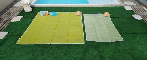 Nattes de Plage (x2) + Fauteuil de Piscine Gonflable GM 18 Maureilhan (34)