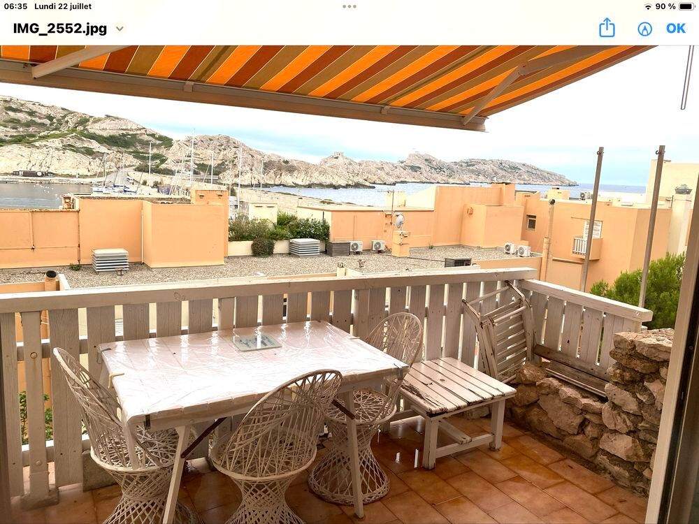 Vente Appartement T1 47 m2 environ en RdC surélevé de 3 marches Marseille 7