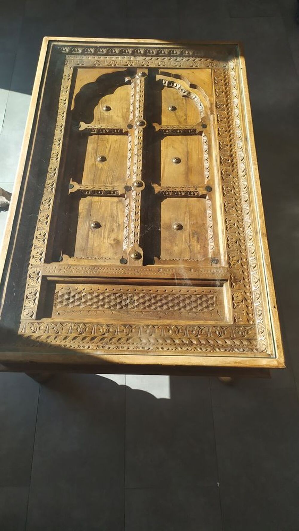 Table basse porte indienne Meubles