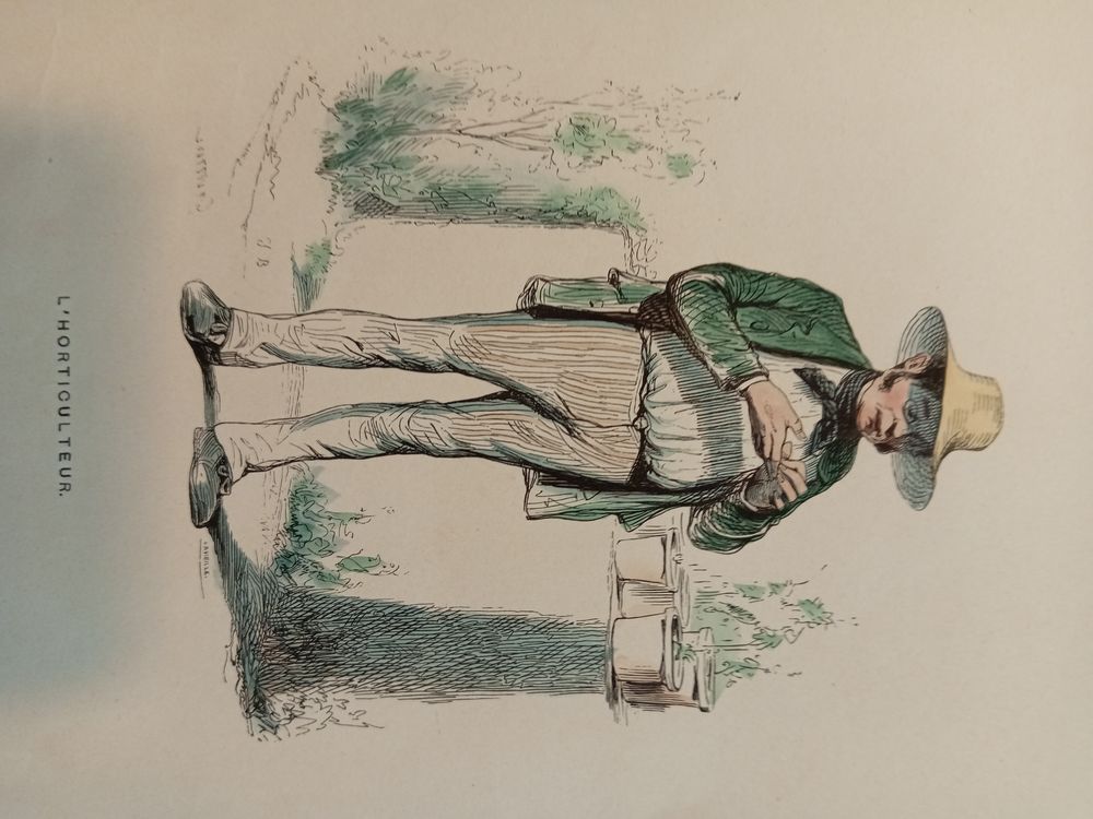 20 GRAVURES ORIGINALES DE 1830 METIERS EN COSTUMES 
