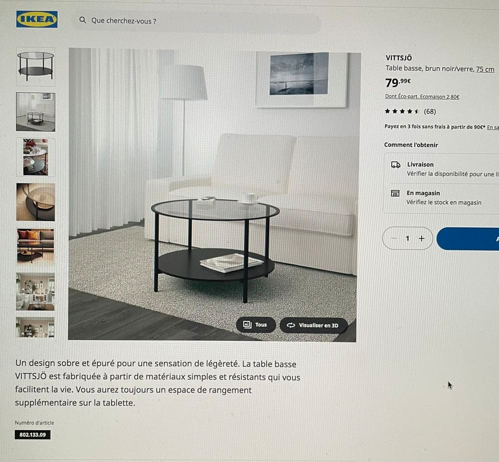 Table basse ronde Meubles
