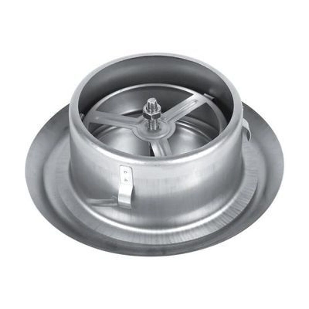 Neuf - Delaman - Un lot de 2 Bouches d'Extraction Ajustable Sortie d'air Ronde en Acier Inoxydable Bricolage