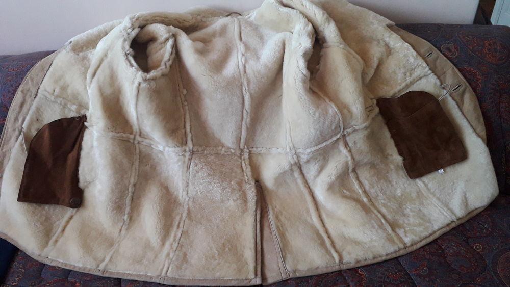 "Manteau homme en peau de mouton retourn&eacute;e Vêtements
