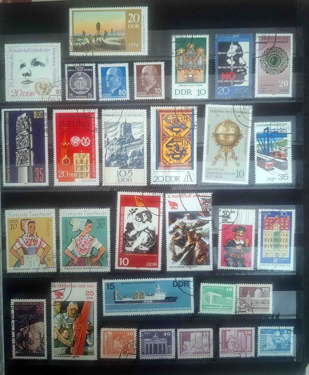 S&eacute;rie de timbres de collection d'Allemagne 2 
