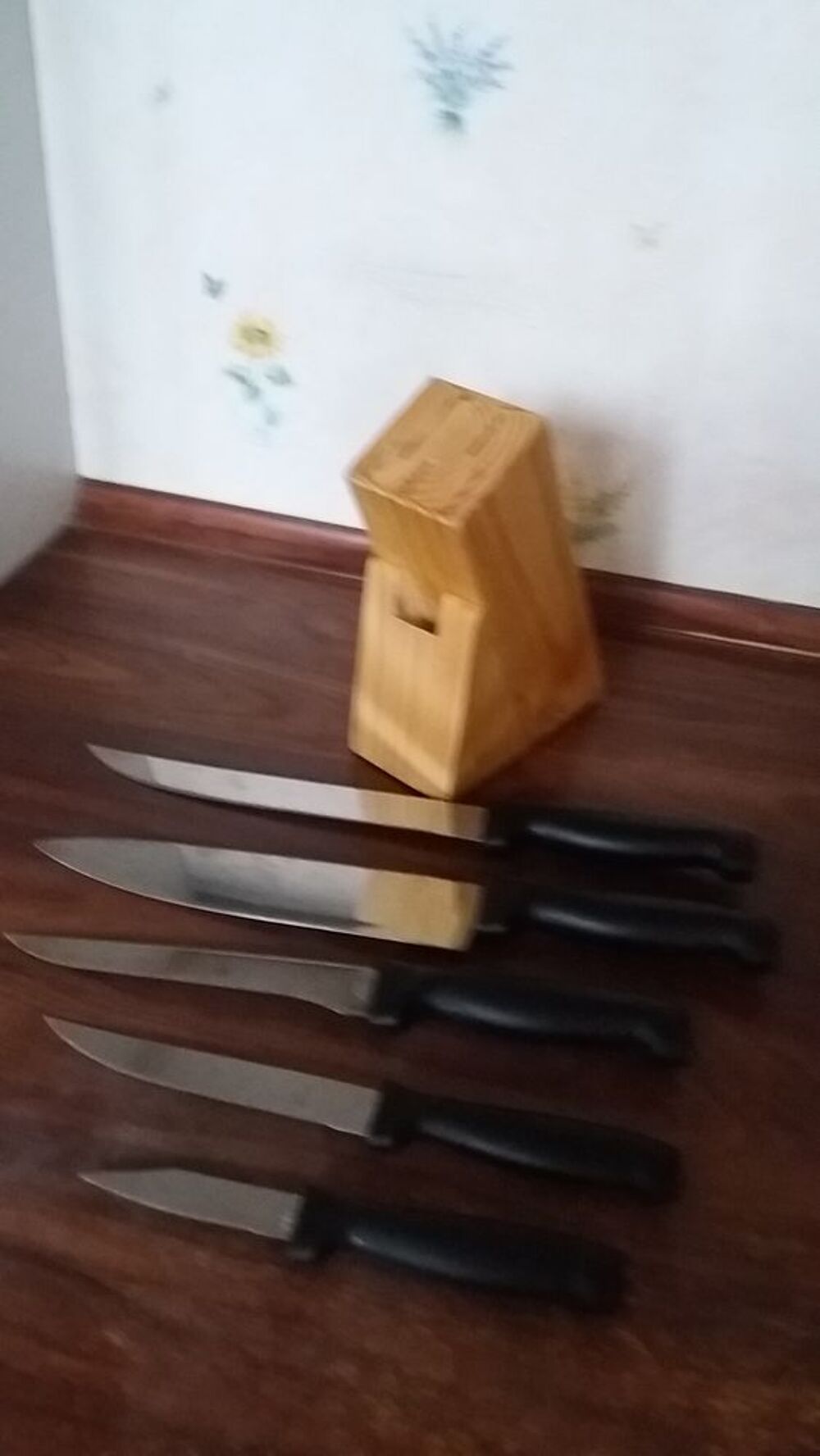 couteaux de cuisine et bloc de rangement Electroménager
