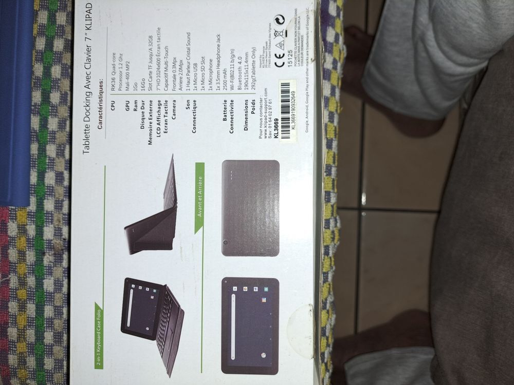 tablette Klipad 7" Téléphones et tablettes