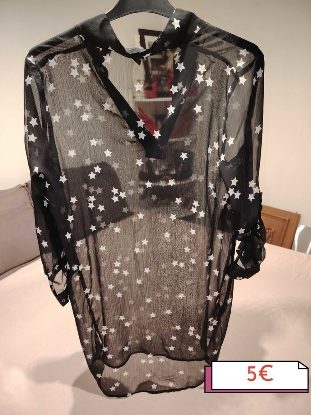 CHEMISIER Transparente Vêtements