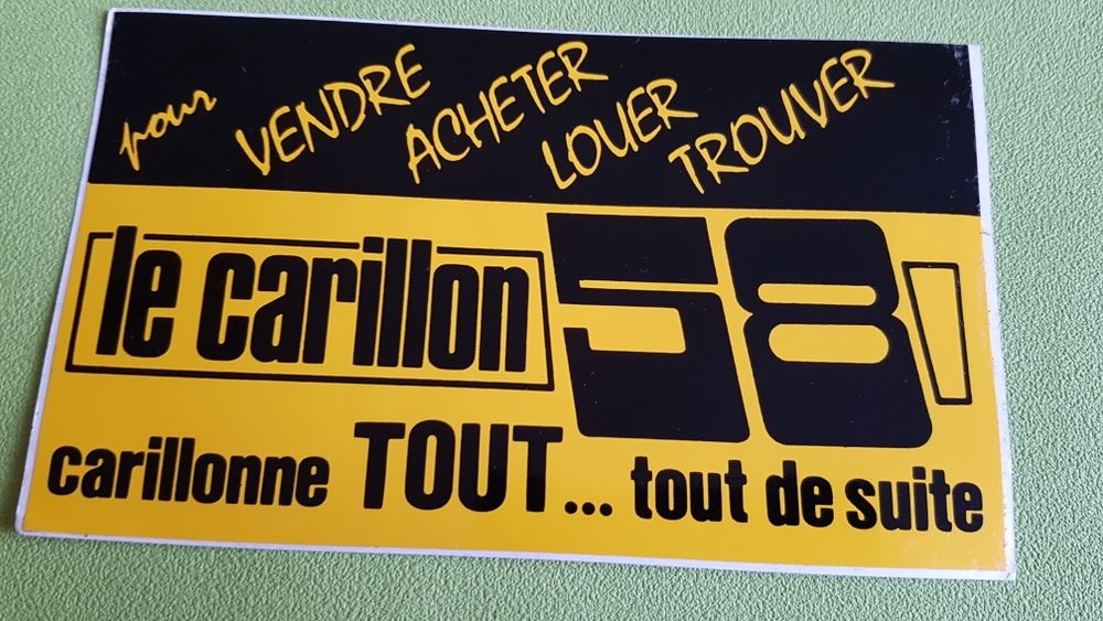 AUTOCOLLANT LE CARILLON 58 