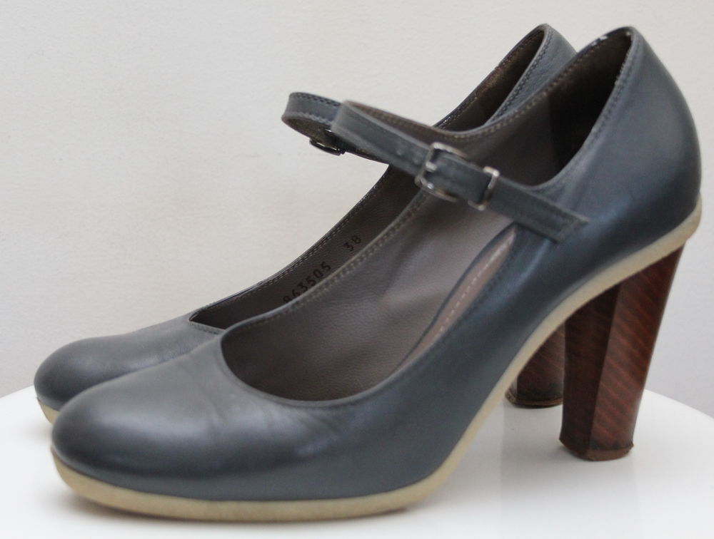 Escarpins Babies cuir JIL SANDER T.38 Chaussures
