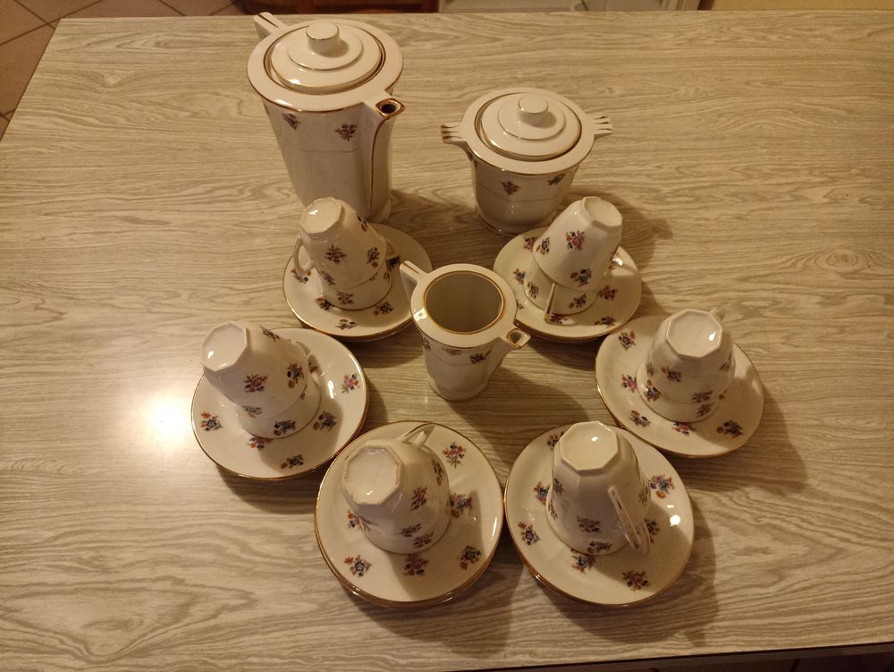 service &agrave; caf&eacute; Décoration