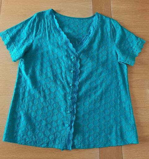 chemise verte coton Saint-Etienne (42)