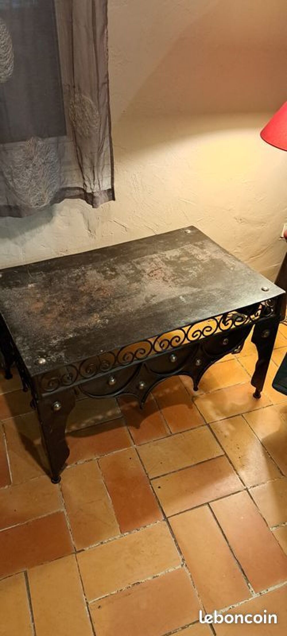 Table fer forg&eacute; Meubles