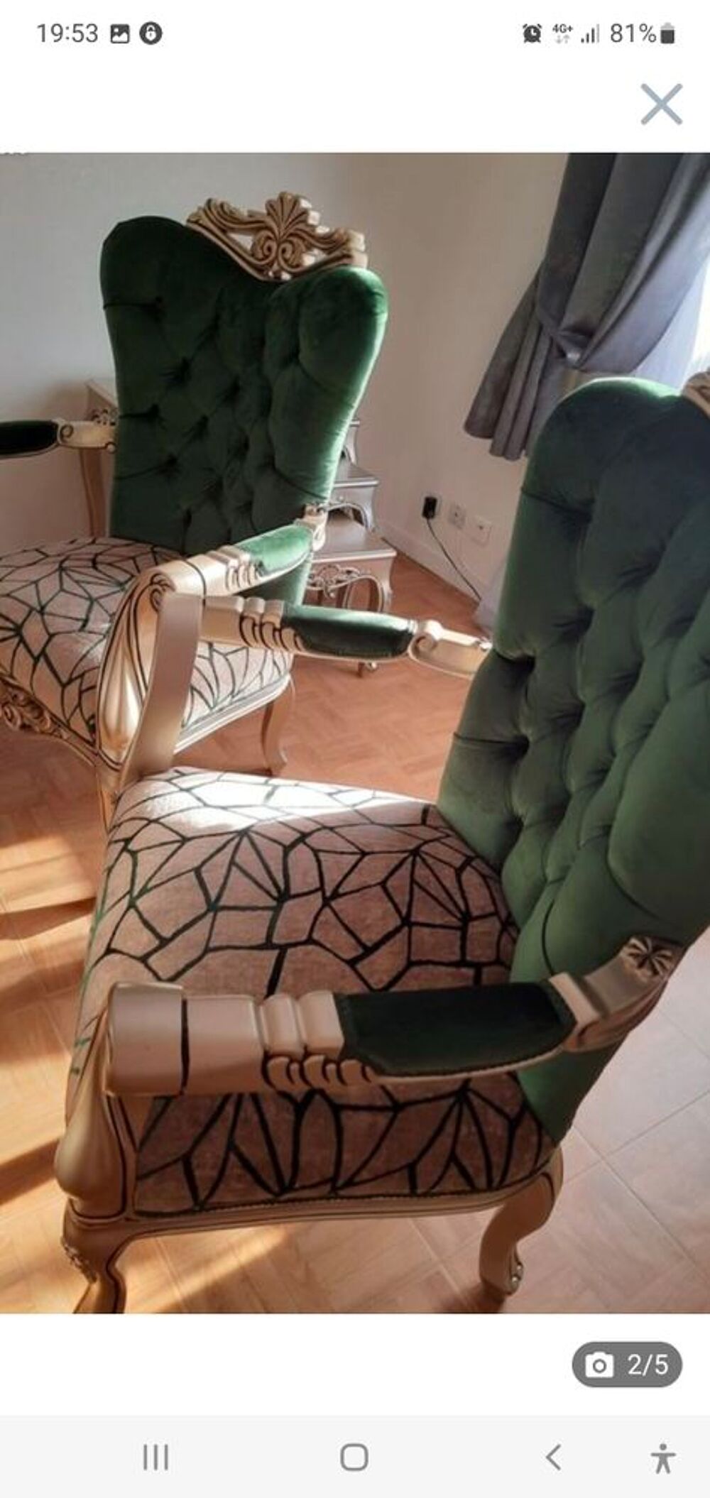 2 fauteuils orientaux Meubles