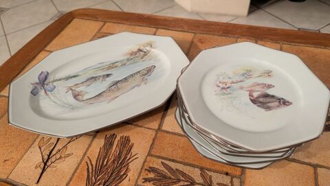 Assiettes à poisson 10 Villemomble (93)
