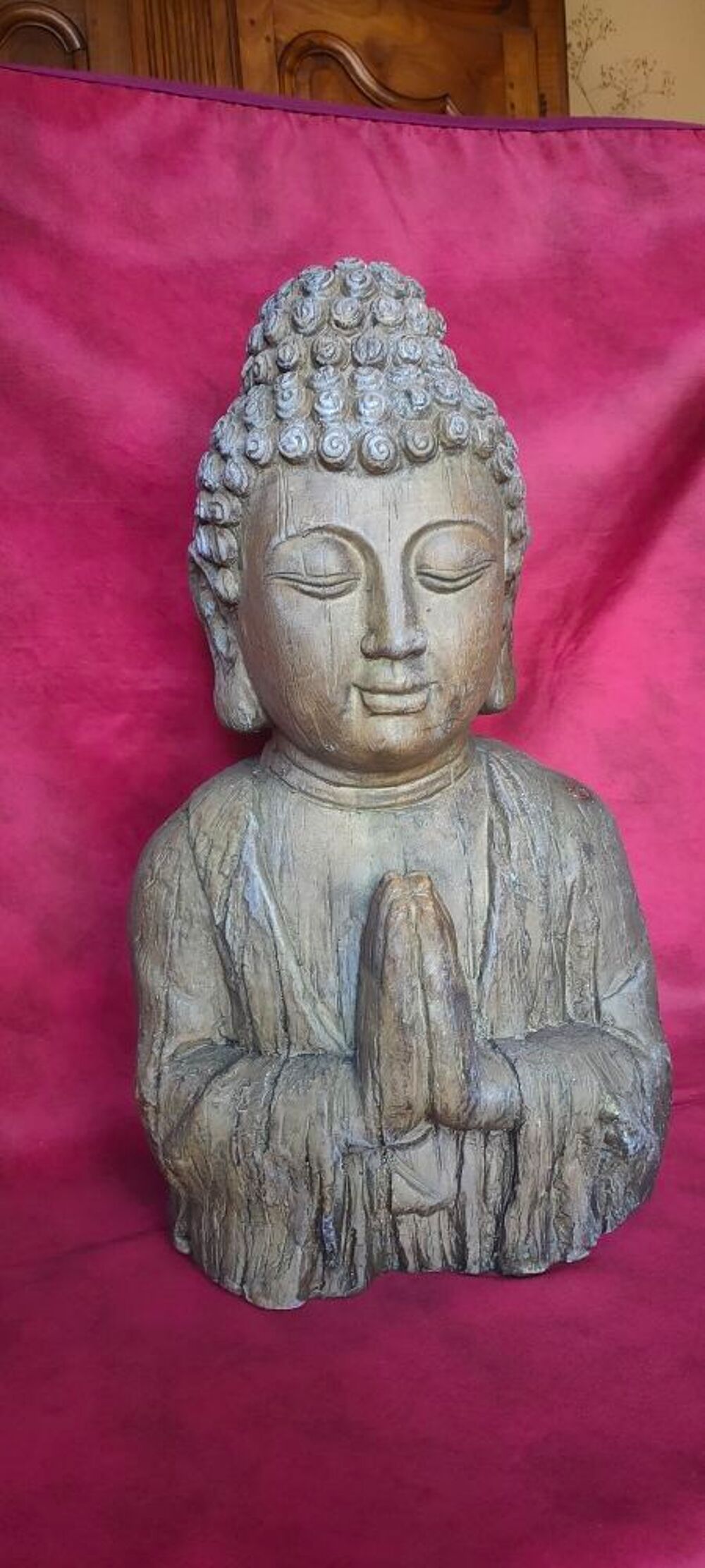 Bouddha en pl&acirc;tre hauteur 50 cm Décoration