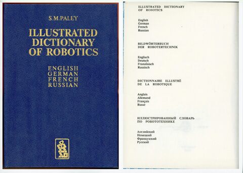 Dictionnaire illustr de la Robotique (4 langues)  15 Saint-Laurent-de-Mure (69)