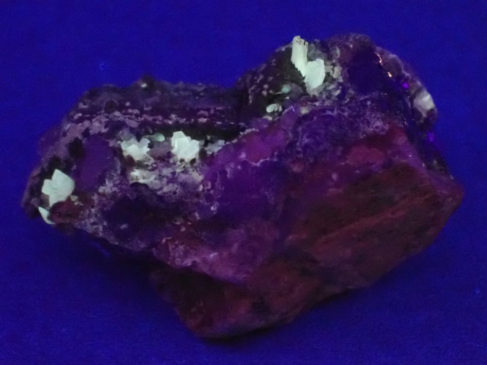 C&eacute;rusite &amp; Pyromorphite &amp; Quartz &amp; Gal&egrave;ne (fluorescence sou 