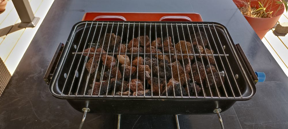 Barbecue pierre de lave Jardin
