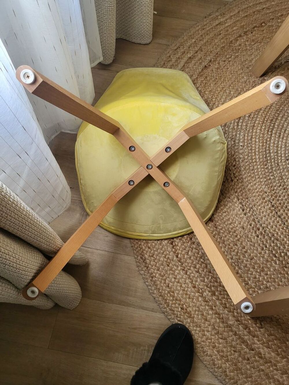 4 belle Chaises en velours Meubles