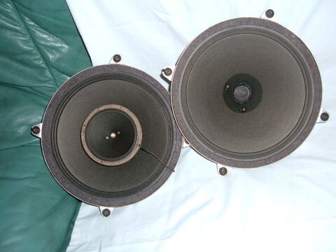 HIFI wide range COAXIAUX speakers 26cms ALNICO 50' 29 Marckolsheim (67)