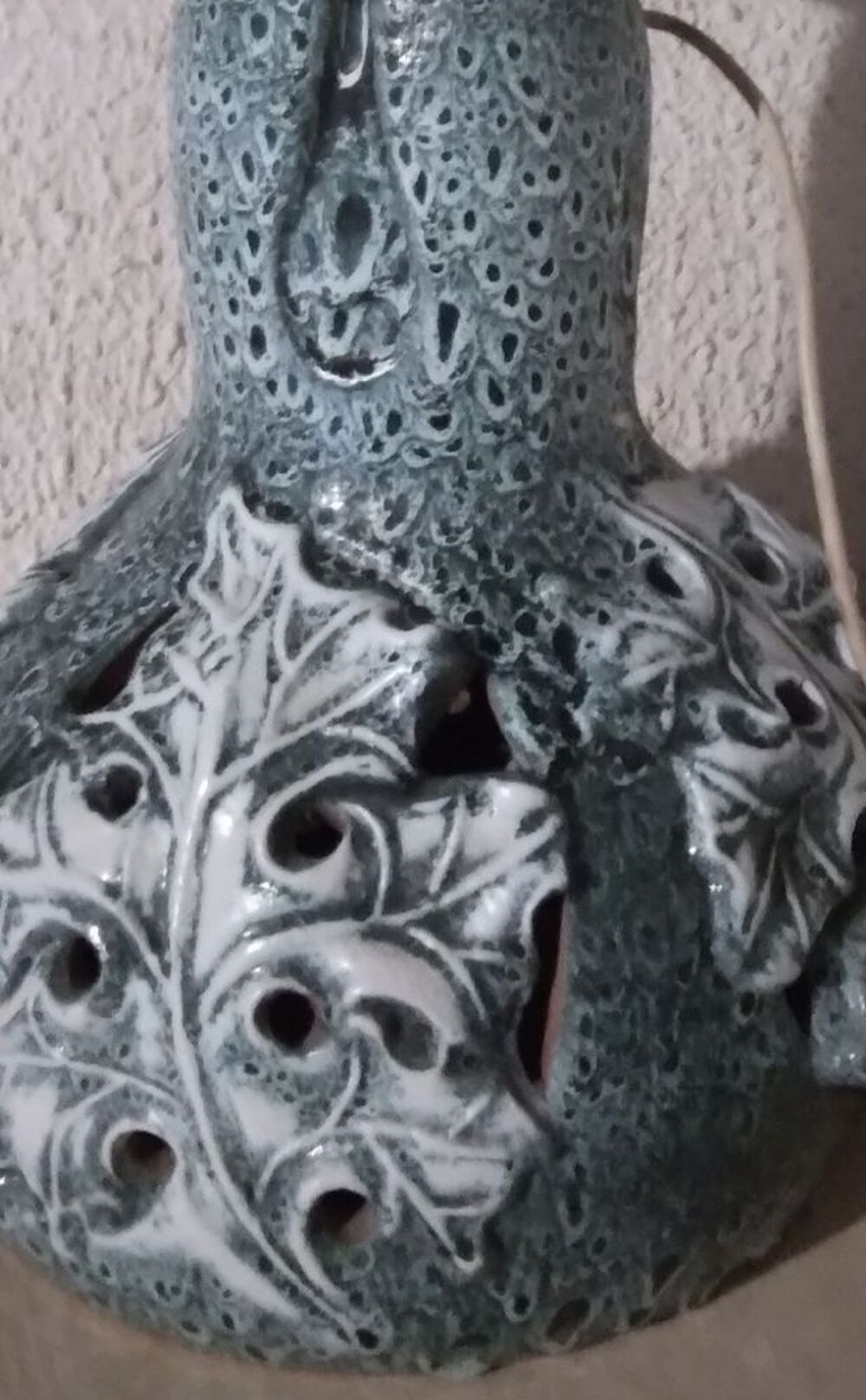Lampe Vintage en c&eacute;ramique Décoration