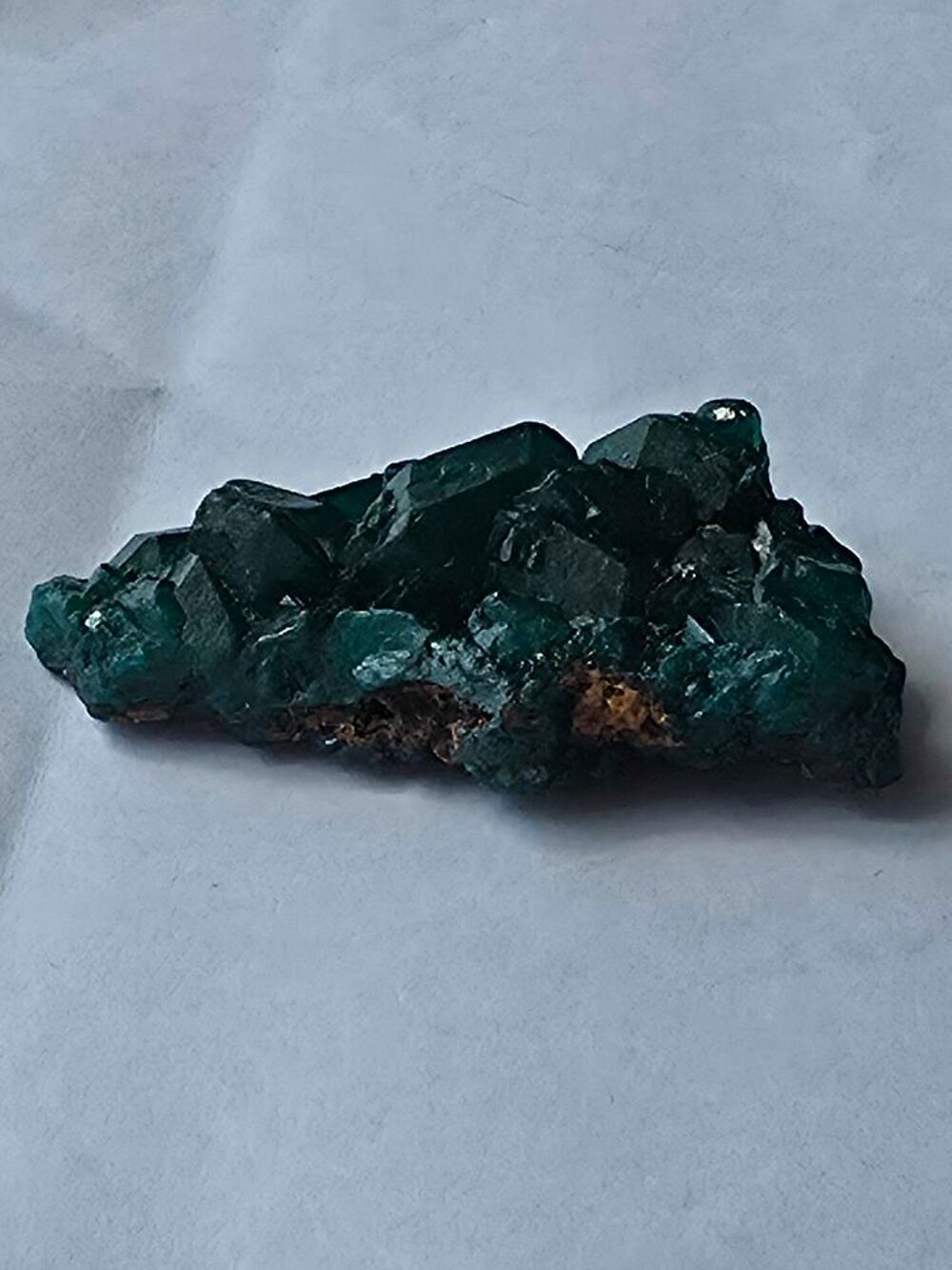Pierre naturelle Dioptase Verte RDC-Collection &amp; D&eacute;co 