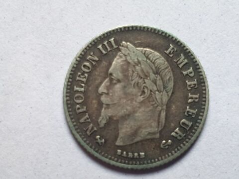 Pièce 20 centimes Napoléon  III Argent 100 Bordeaux (33)