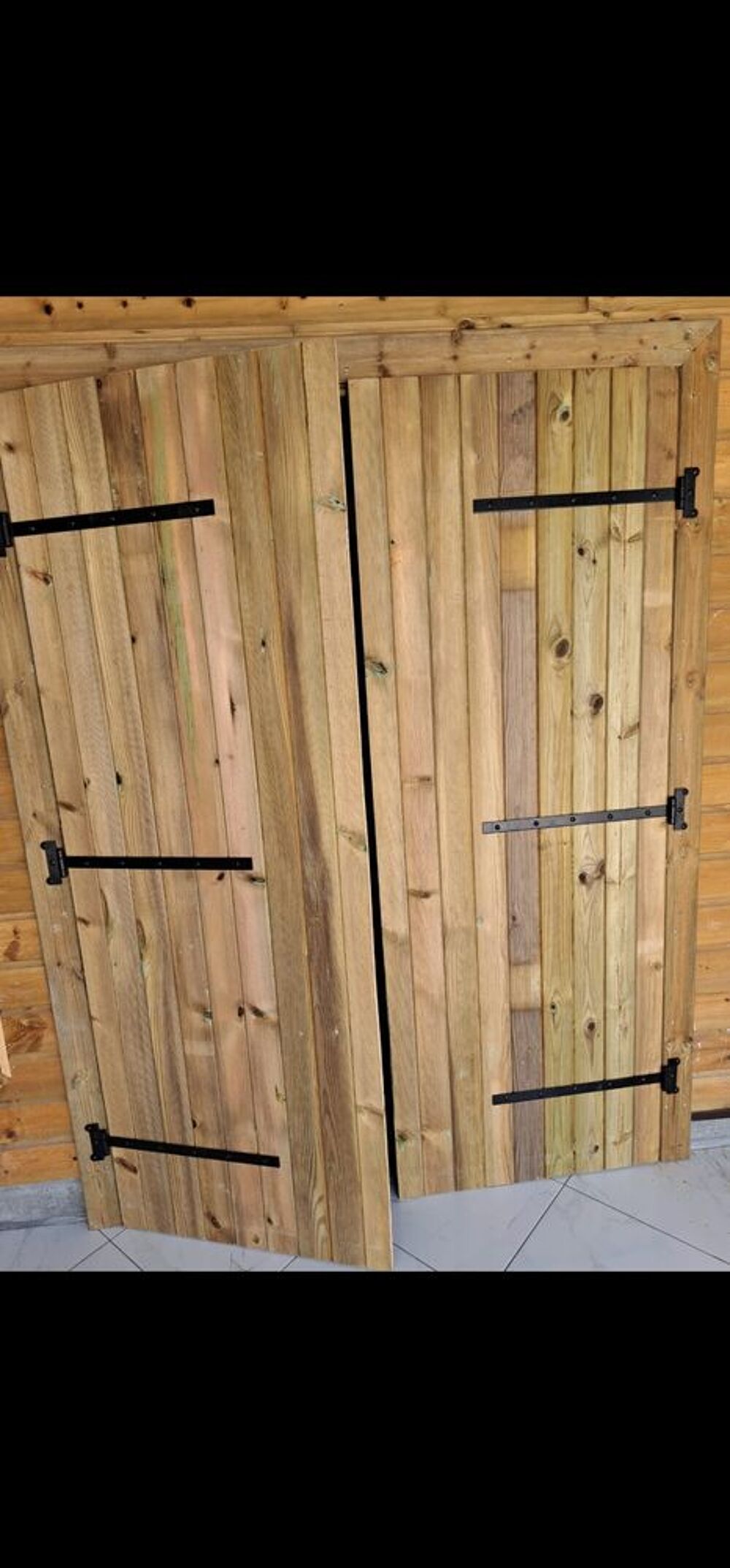 de deux portes battantes en bois Meubles