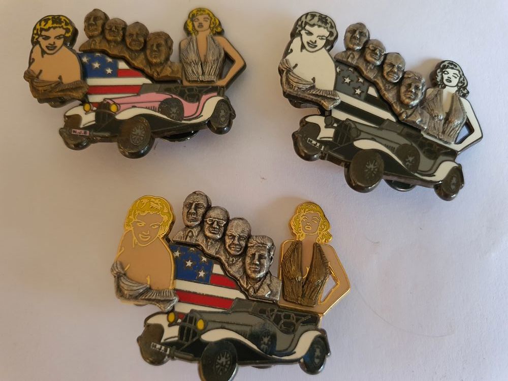 Pin's Marilyn Monroe 
Sign&eacute;s Fred Stela 