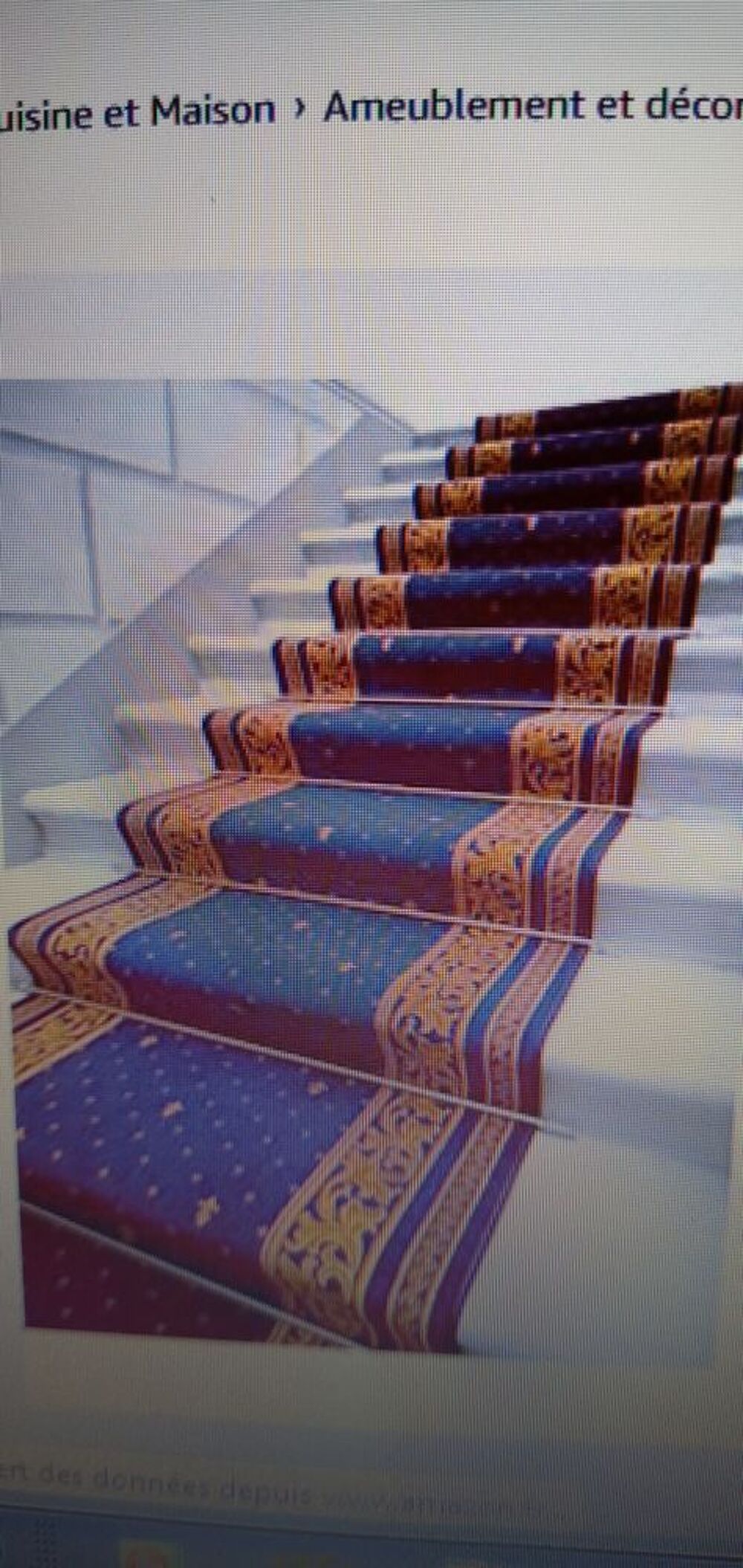 barres d'arr&ecirc;t, en laiton ,de tapis d'escalier Dcoration