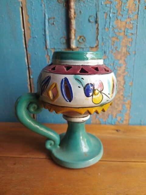 Ancien Br�le-Parfum C�ramique Tunisie 0 Loches (37)