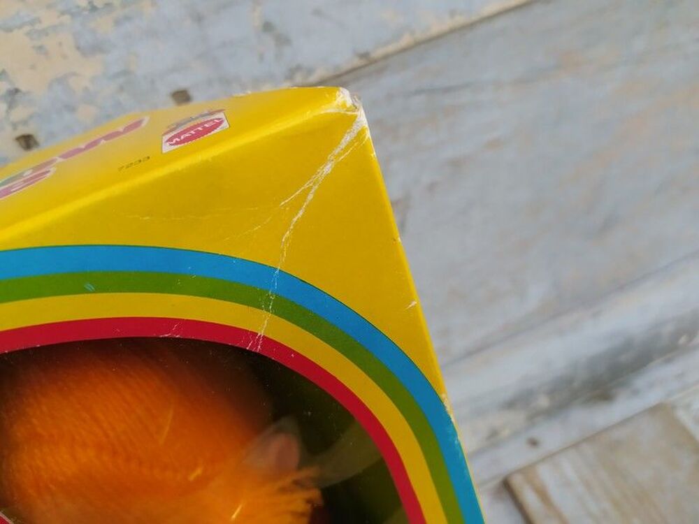 Jouet Vintage Poup&eacute;e Rainbow Brite Blondine 1983 