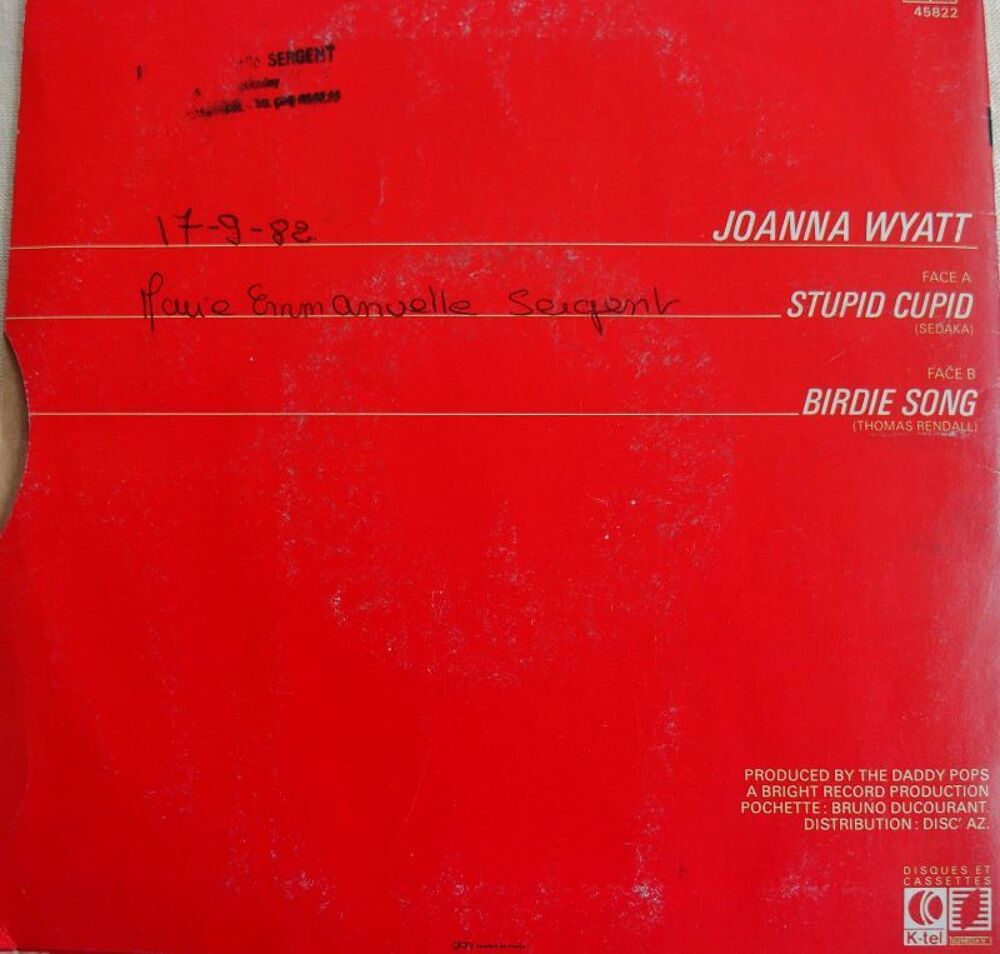 Vinyl Joanna WYATT CD et vinyles