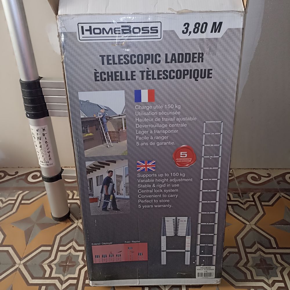 &Eacute;CHELLE T&Eacute;LESCOPIQUE 3M80 Bricolage