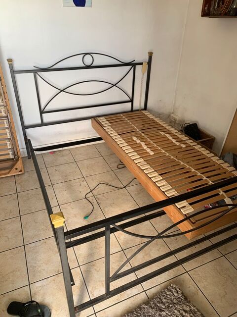 Lit 160x200 + 2 sommiers lectriques dunlopillo 80cm 95 Marseille 14 (13)