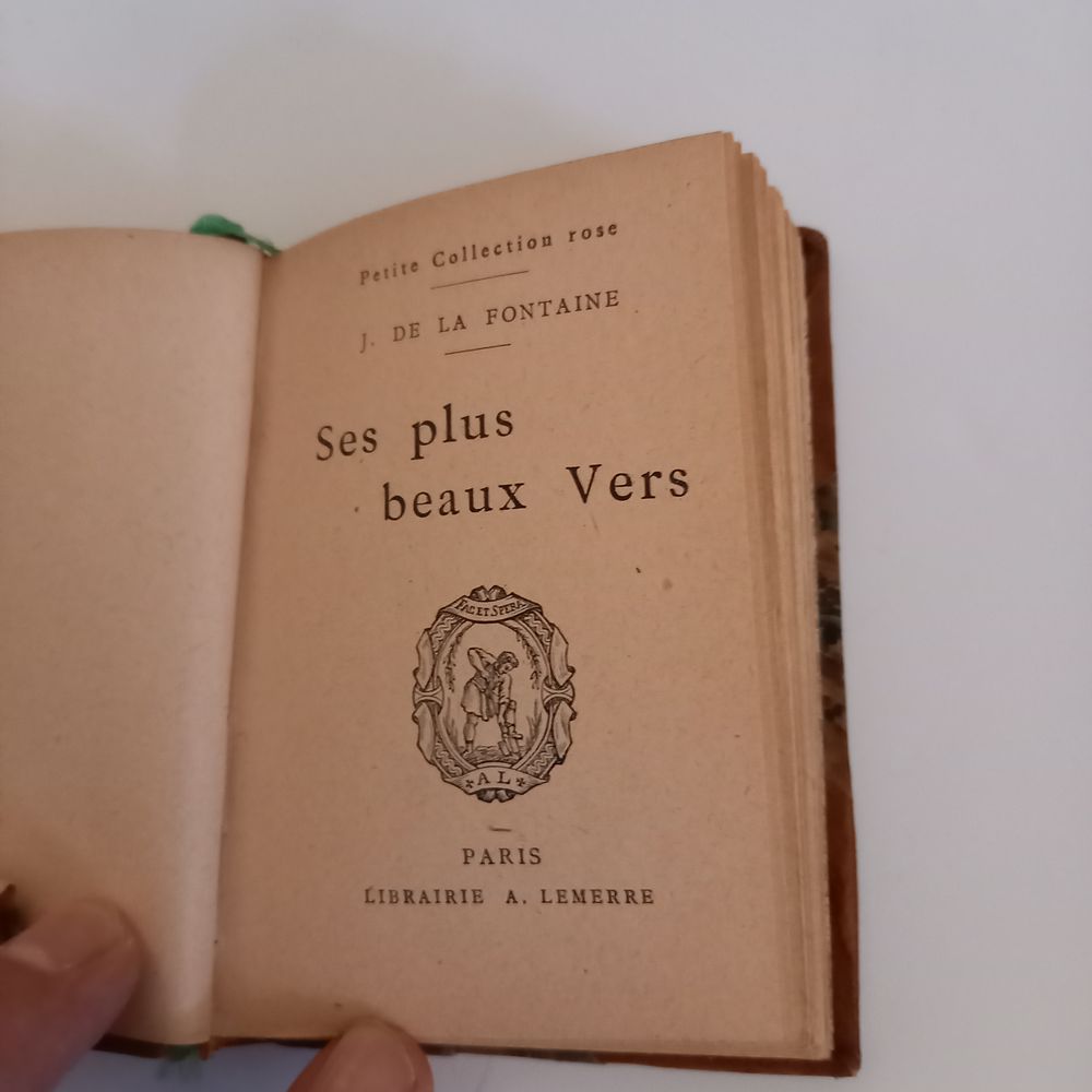 Ses Plus Beaux Vers de Jean De La Fontaine , petite collecti Livres et BD