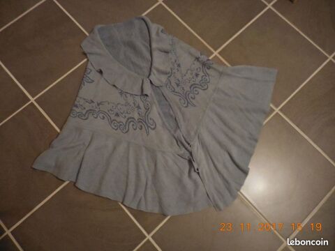 poncho gris  t 40 42 5 Ste (34)