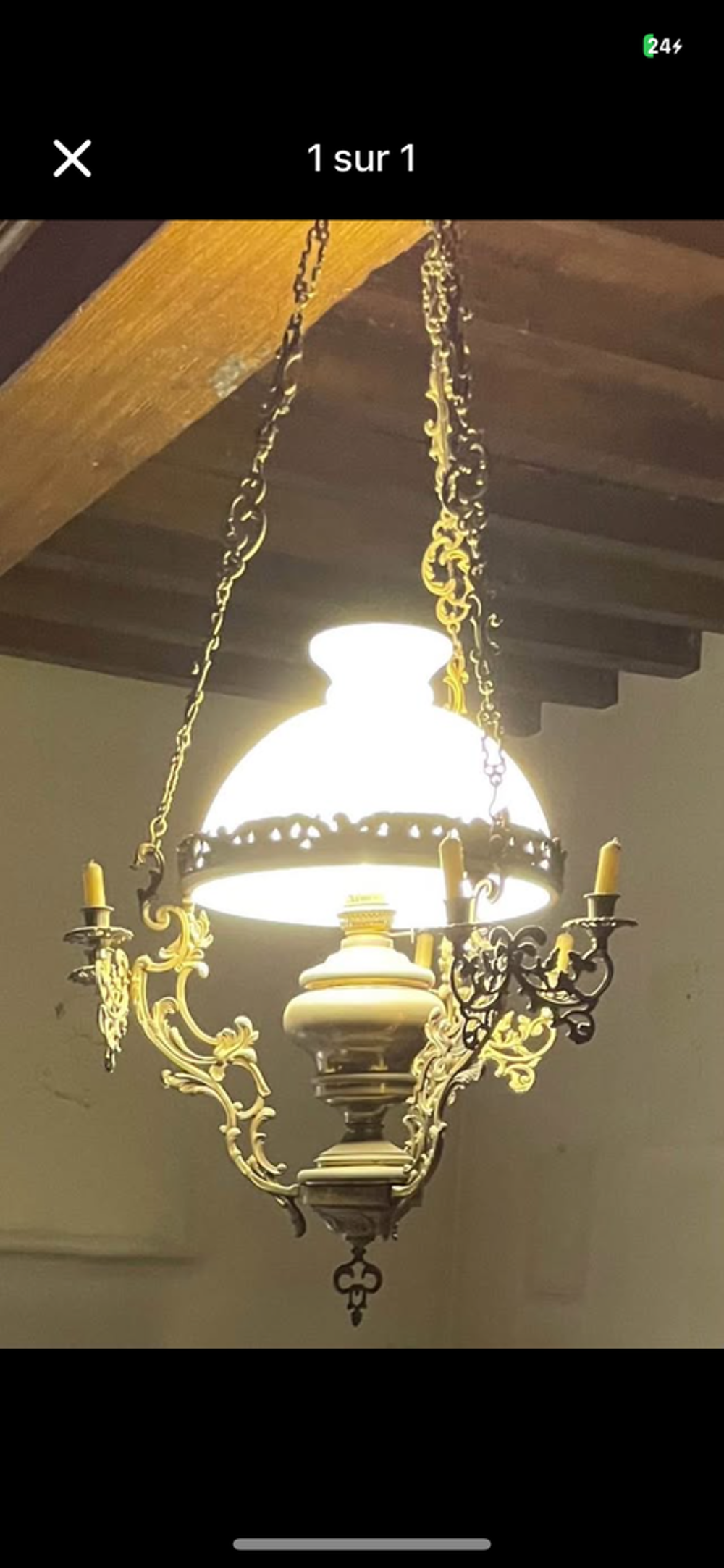 Lustre ancien Décoration