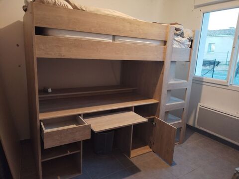 Lit hauteur avec bureau 300 Alzonne (11)