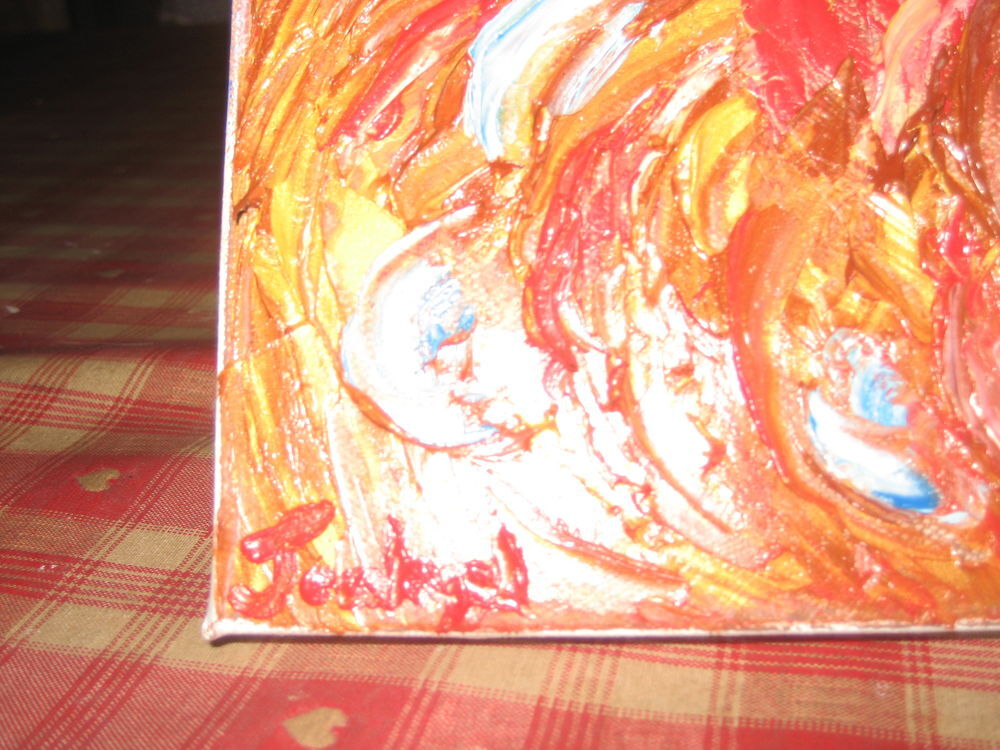 HUILE SUR TOILE AU COUTEAU. ARTISTE PEINTRE JOAKYEL Décoration
