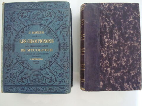Livres anciens ,champignons histoire naturelle,objet ancien. 30 Is-sur-Tille (21)