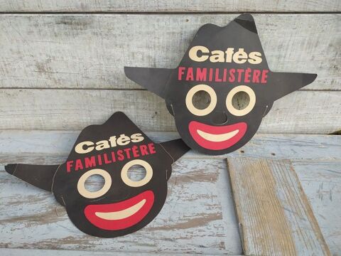 Anciens Masques Publicitaires Cafés Familistère
40 Loches (37)