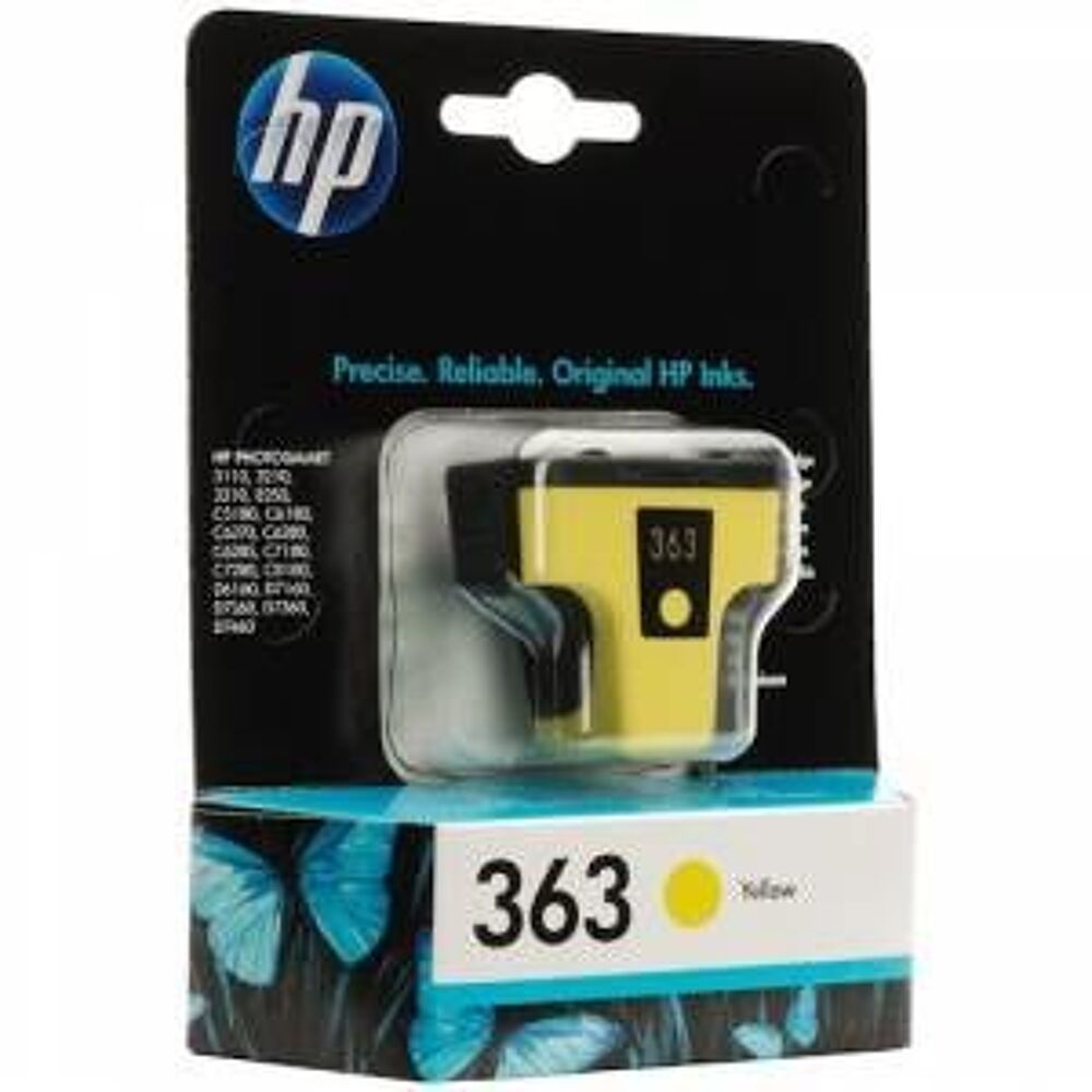 Cartouche d'encre Hp 363 Jaune (Yellow) Neuve Matériel informatique
