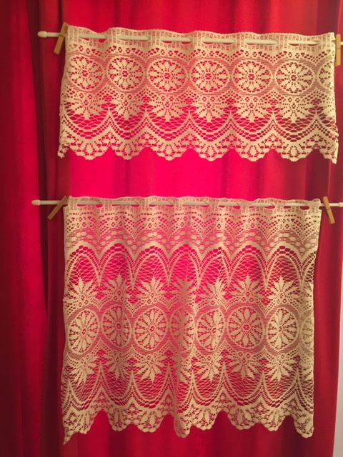 1 Paire de brise-bise (Largeur 90cm) en coton cru 8 Saulx-les-Chartreux (91)