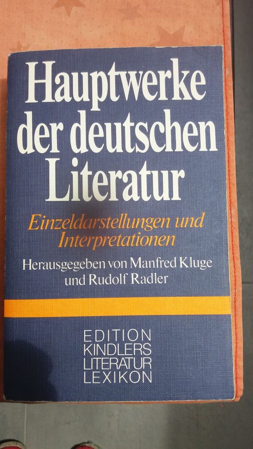 1 livre allemand ( litt&eacute;rature ) Livres et BD