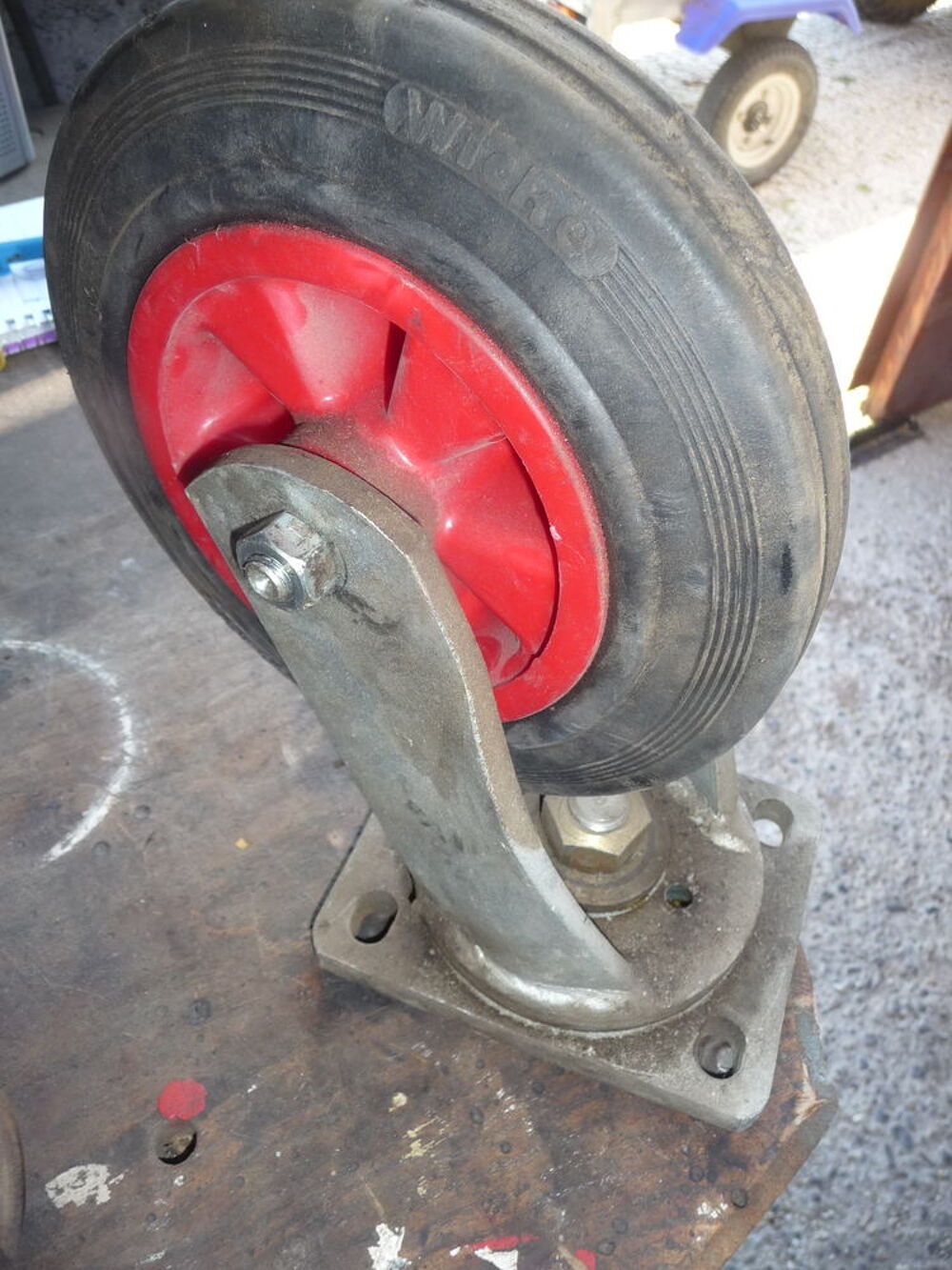4 roues de manutention "s&eacute;rie lourde" Bricolage