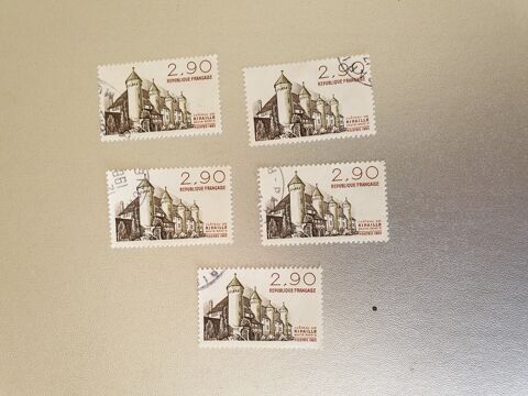 Timbre france Chteau de Ripaille 1982- lot 1.25 euro 0 Marseille 9 (13)