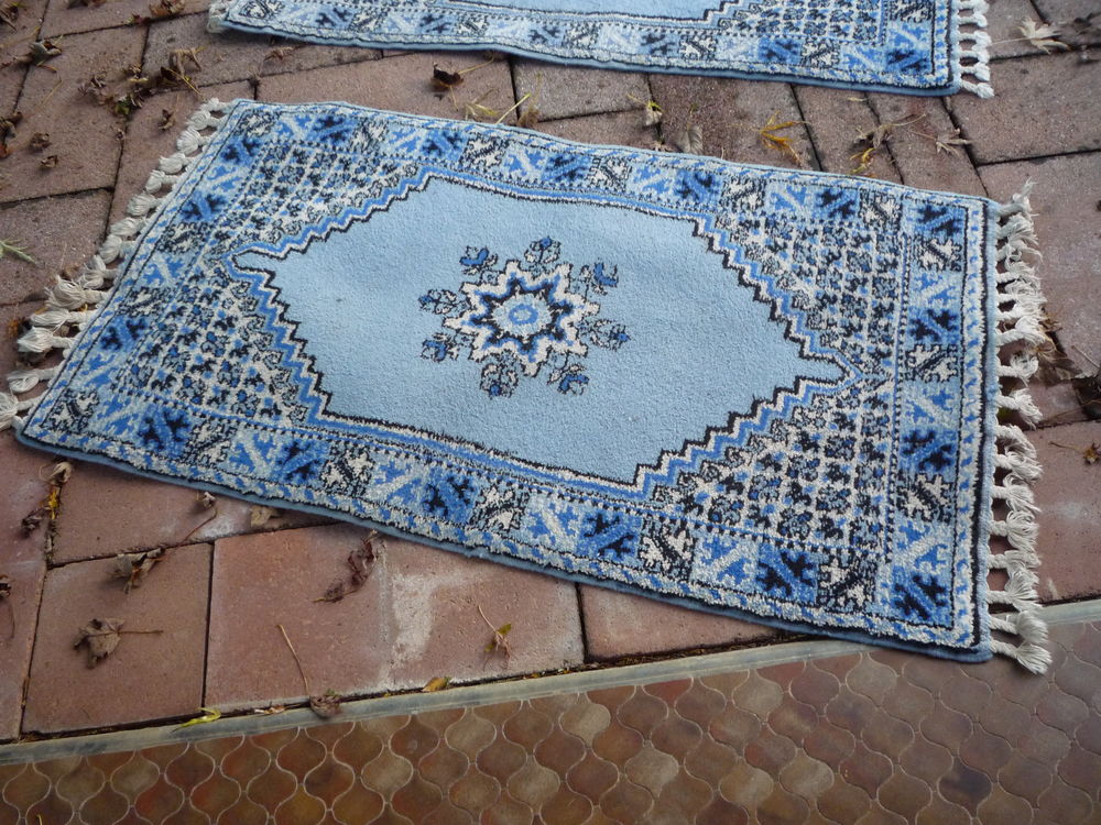 Tapis bleue oriental (G) Décoration