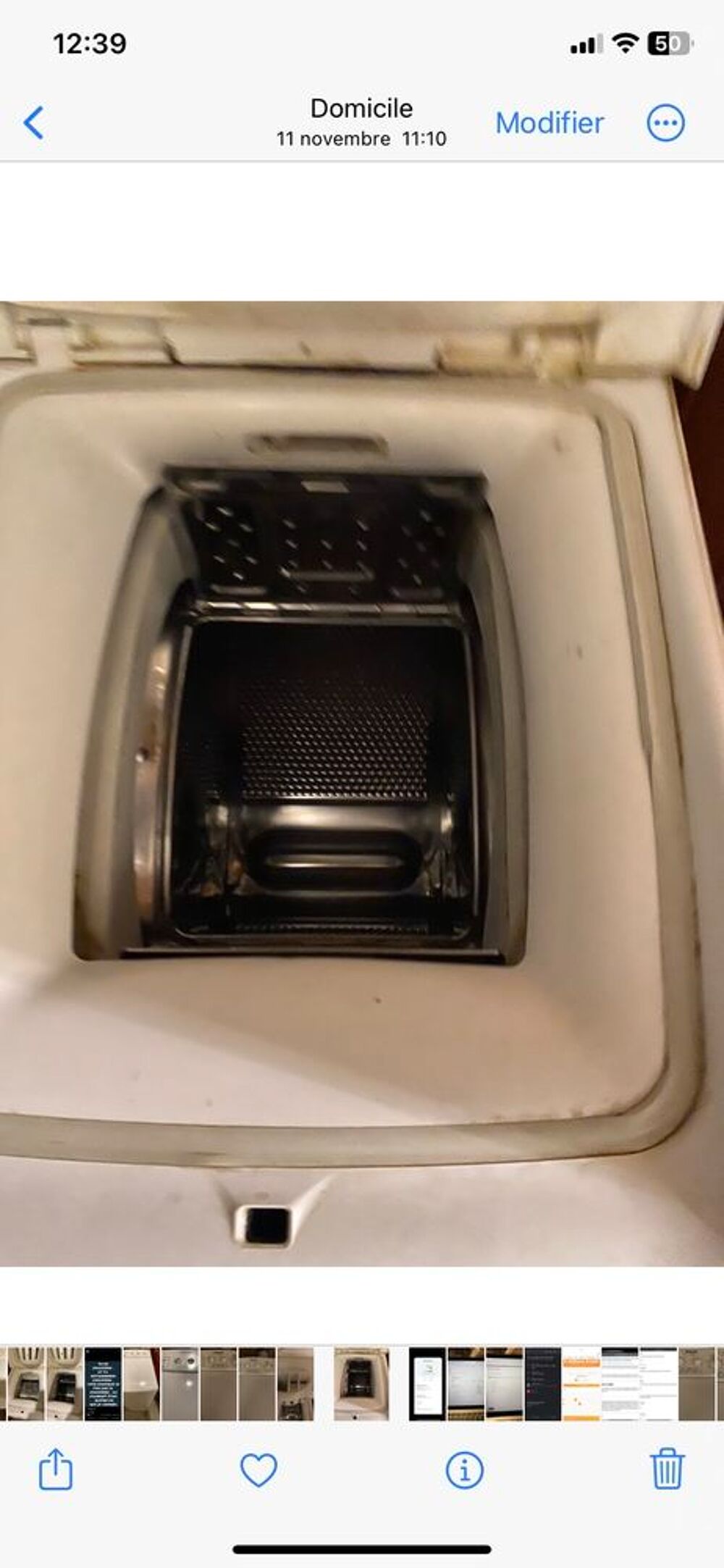 machine &agrave; laver en &eacute;tat de marche Electroménager